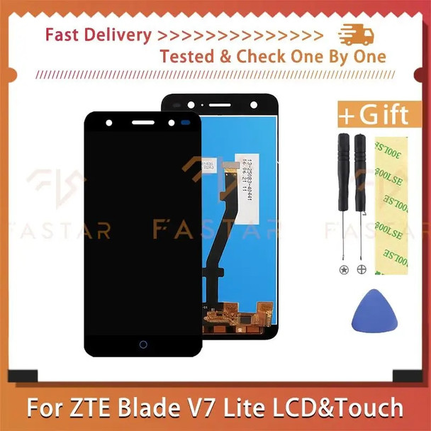 5.0"Tested For ZTE Blade V7 LITE LCD Display Touch Digitizer Assembly Replace Repair mobile phone Screen v7lite lcd