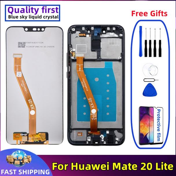 For Huawei Mate 20 Lite LCD SNE LX1 L21 LX3 Original With frame Mobile Phone Display Touch Screen Digitizer Assembly Replacement