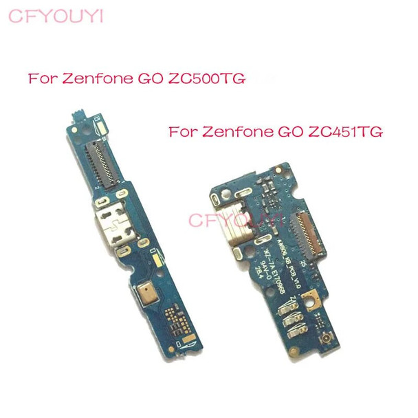 5pcs/lot Micro USB Charging Charger Port Dock Connector Flex Cable Mobile Phone Replacement For Asus Zenfone GO ZC500TG ZC451TG