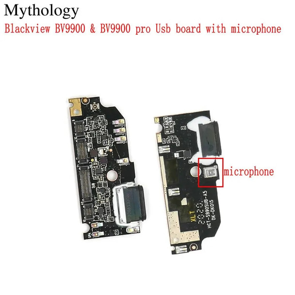 For Blackview BV9900 Pro USB Board Flex Cable Dock Connector with Microphone for BV9900 5.84" Mobile Phone Charger Circuits