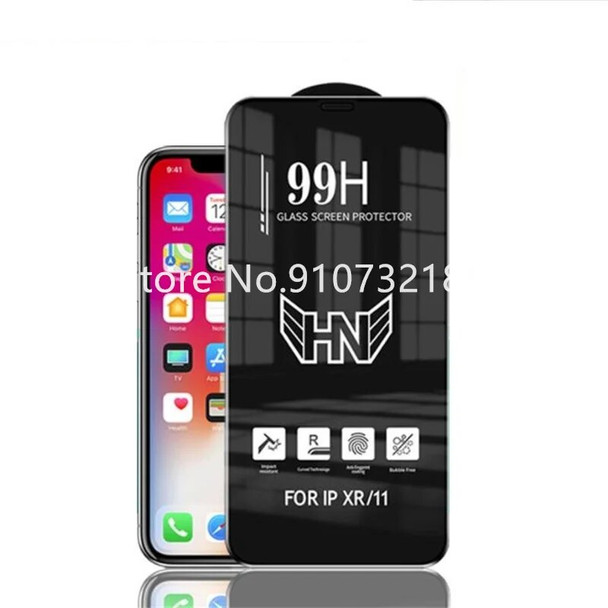 50PCS/Lot 99H Glass on For iPhone 13 12 11 Pro Max 12 13 mini xs max x xr 7 8 plus Glass 3D Curved Edge Screen Protector