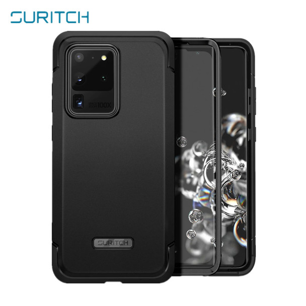 For Samsung Galaxy S20 Ultra Case Full-Body Heavy Duty Rugged Shockproof Protective Phone Cover with Built-in Screen Protector
