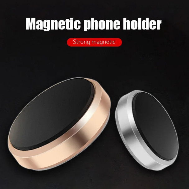 Round Magnetic Mobile Phone Holder In Car for Car Mount Stand Universal Magnetic Mount Bracket Apply to iPhone Samsung Xiaomi