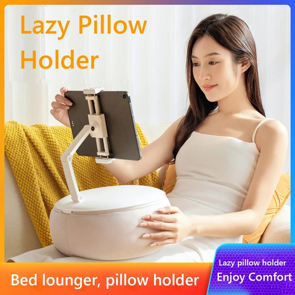 Pillow Phone Tablet Stand 360 Adjustable Cell Phone Pillow Stand Mobile Phone Pillow Holder with Bean Bag Tablette Read Holder