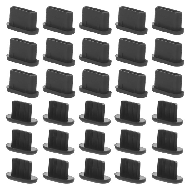 40pcs Anti Dust Plugs Compatible with Android Type-C Port on Smartphone