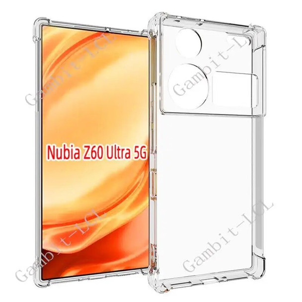 For ZTE Nubia Z60 Ultra 5G Z60Ultra 2023 Silicone Smartphone Phone Protective Back Shell Soft TPU Case