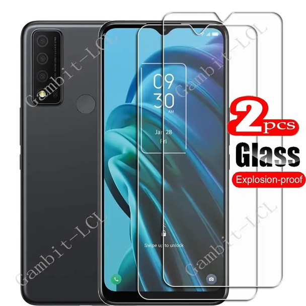 For TCL 20R 5G Tempered Glass Protective On TCL20 TCL20R T767H 6.52Inch Screen Protector SmartPhone Cover Film