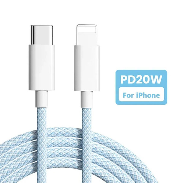 20W PD USB Cable for Apple iPhone 14 13 12 11 Pro Max Type C to Lighting Fast Charging Cable for ipad Data USB C to IOS Cable