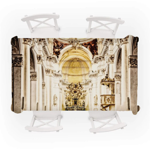 1380589 Wind table cloth home tea table cloth cotton linen rectangular simple table cloth table mat