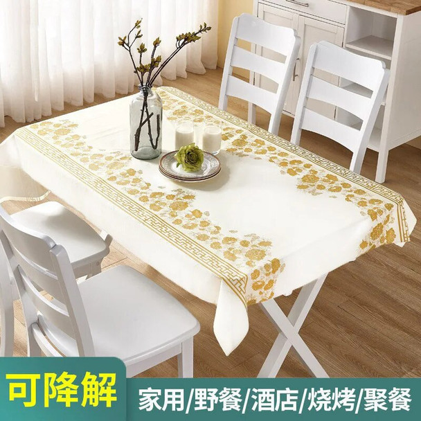 137040 Wind table cloth home tea table cloth cotton linen rectangular simple table cloth table mat
