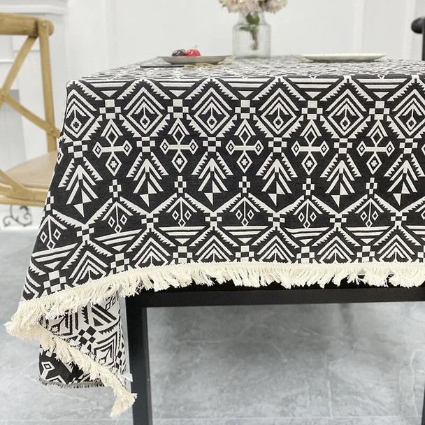 1380548 Wind table cloth home tea table cloth cotton linen rectangular simple table cloth table mat