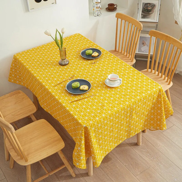 1380383 Wind table cloth home tea table cloth cotton linen rectangular simple table cloth table mat