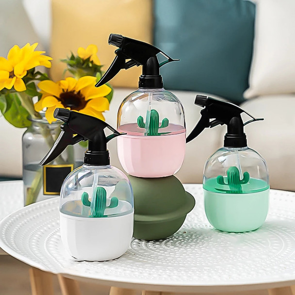 Plants Watering Can Pressure Kettle Garden Tool Spray Bottles Transparent Plastic Leakproof Irrigation Sprinkler