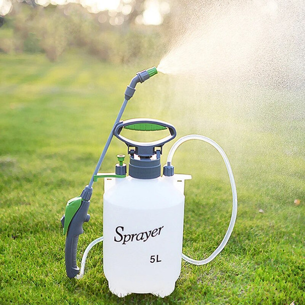 High Pressure watering can garden konewka 5L PP plantenspuit regador automatico plant spray bottle gardening tools car washing