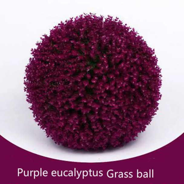 2023 Large Milan Grass Ball Artificial Plants Plastic Eucalyptus Balls Wedding Party Home Outdoor Decoration Bonsai Fake Grass