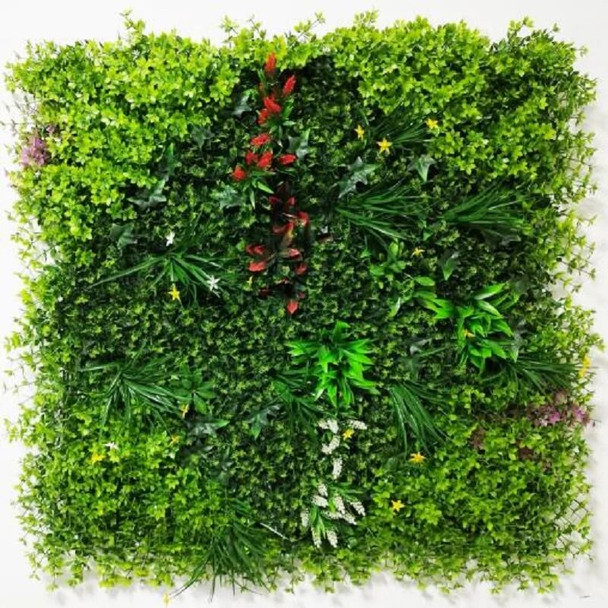 Artificial Plants Wall,Faux Plastic Grass,Indoor and Outdoor, Home Decoration, Simulation Lawn, Balcony Ornaments, 100x100cm