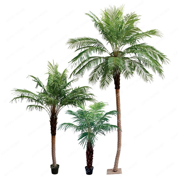 Simulation Plant Needle Sunflower Fake Trees Indoor and Outdoor Big Tree Large Plant Pot Hotel Mall Lobby Landscaping Decoration