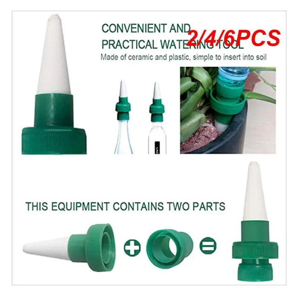 2/4/6PCS Pieces Plant Water Dispenser Dripper Garden Automatic Water Flow Drip Irrigation Watering System Kit Equipment