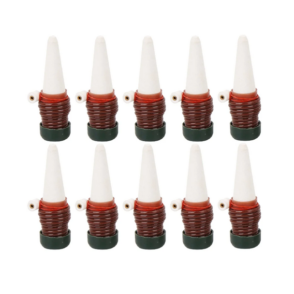 Watering Stakes -10Pcs Indoor Auto Drip Watering System Irrigation Equipment Tool for Plant Waterer Ceramic Probes House