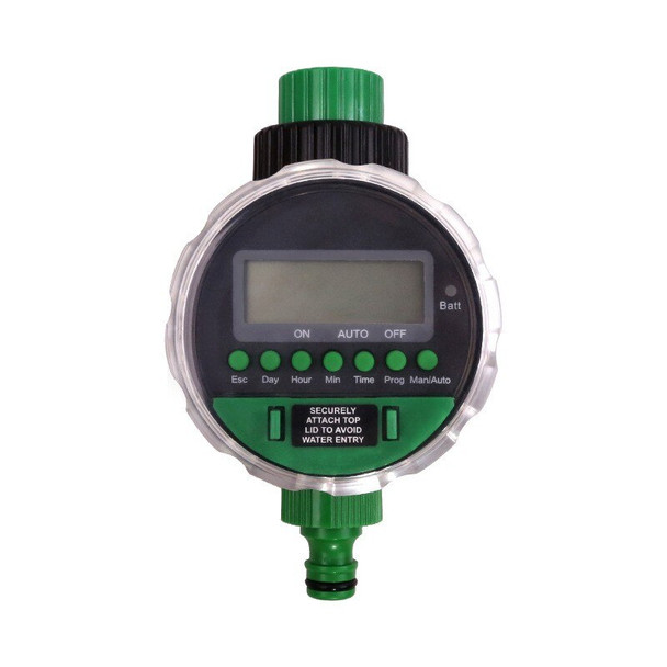 LCD Display Watering Timer Electronic Home Garden Automatic Ball Valve 0 Pressure For Garden Irrigation Controller