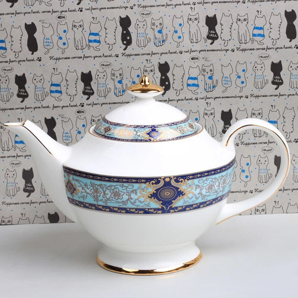 Retro Style Gold Line Teapots Teaware Sets Water Kettles Coffee Pots Tea Caddies Coffeeware Sets Tea Cutters