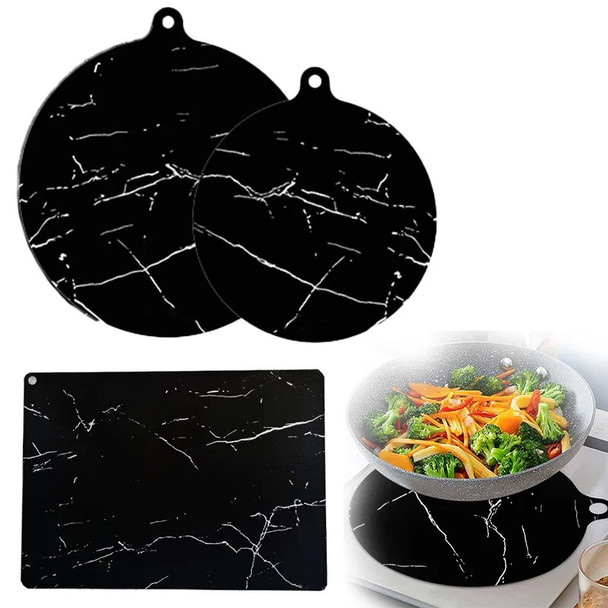 Induction Cooktop Mat Cooktop Scratch Protector Silicone Non-Slip Dining Table Placemat Cup Coaster Kitchen Accessories