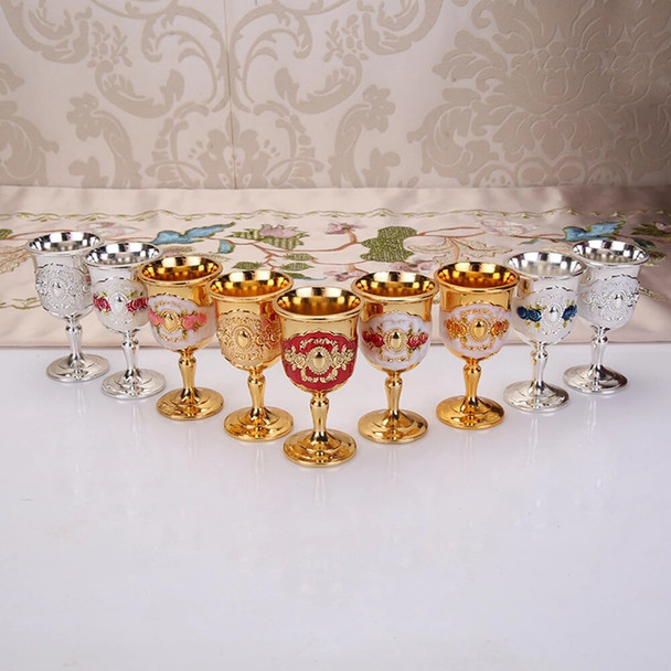 30ml Metal Wine Glasses Retro Wine Cup Goblet Vintage European Style Champagne Cocktail Glasses Bar Home Decor Drinkware 30ml Metal Wine Glasses Retro Wine Cup Goblet Vintage European Style Champagne Cocktail Glasses Bar Home Decor Drinkware