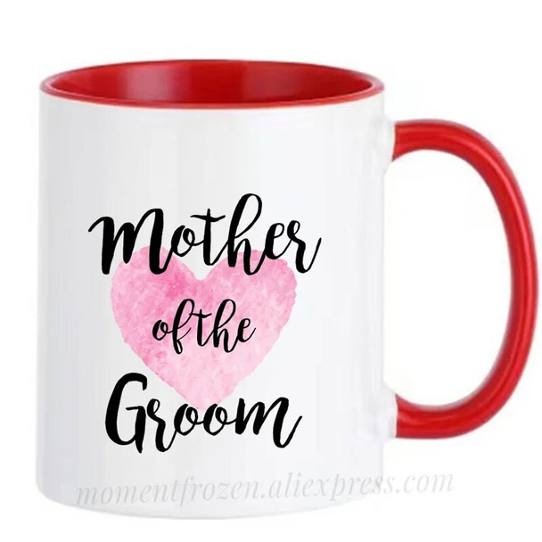 Mother of Groom Mug Mama Mom Mum Tea Coffee Cup Wedding Engagement Drinkware Personality Morph Coffeeware Home Decor Bride Gifts