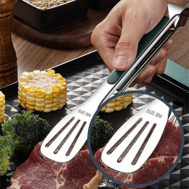 Kitchen Food Tongs Cookware Bbq Anti-slip for Cooking 7/9/12 Inches Stainless Steel Cookware Kitchen Tools Accessory Bq Utensils