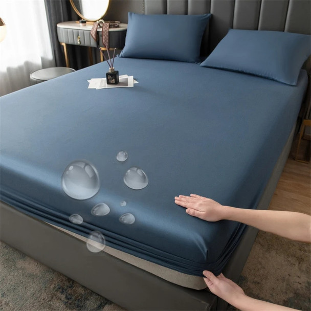WOSTAR Waterproof mattress protector cover queen king size double bed bedspread elastic fitted sheet bed protection pad 90/180cm