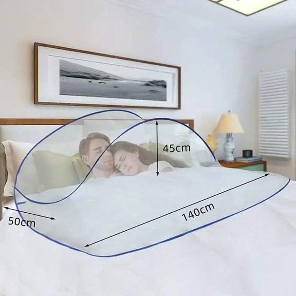 Foldable Mosquito Net for Double Bed Rest Nets for Couple Portable Soft Guaze Fabric Anti Mosquito Mesh Large Bed Tulle Bedding.