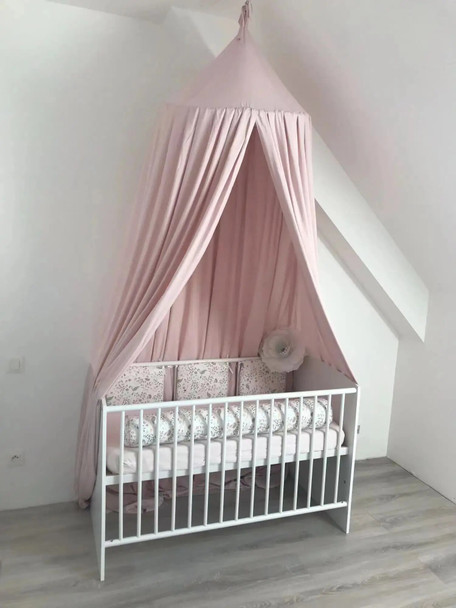 Kids Hanging Bed Canopy Baby Crib Curtain Mosquito Girl Princess Net for Home Decoration Living Corner Play Reading Nook Decor