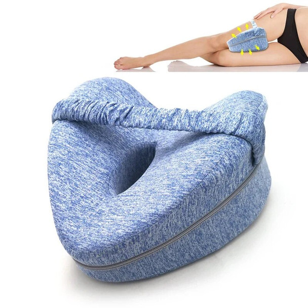 Body Memory Cotton Leg Pillow Home Foam Pillow Sleeping Orthopedic Sciatica Back Hip Joint for Pain Relief Thigh Leg Pad Cushion