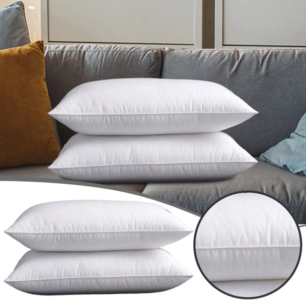 2 Pack Alternative Standard Bed Pillows Soft And Comfortable Pillows For Sleeping Beauty Hydrating Pillowcase Hogar Y Decoracion