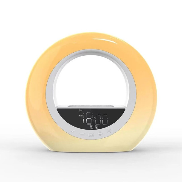 Wake Up Light Alarm Clock with Sunrise/Sunset Simulation FM Radio Night Light Natural Sounds Dual Alarm Sleep Aid Ideal for Gift