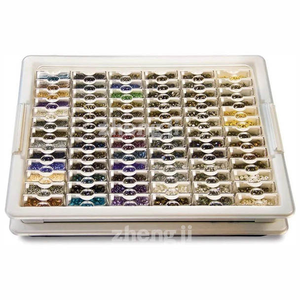 5D Diamond Painting Embroidery Accessories Tool Storage Box Elizabeth Ward Bead Storage Solutions 78pcs Assorted Craft Supply