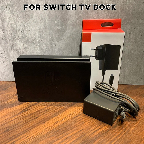 NEW 2IN1 Kit For NS Switch Charging Dock HDMI-Compatible TV Dock Charger Station Stand Dock + For Switch AC Adapter Power Supply