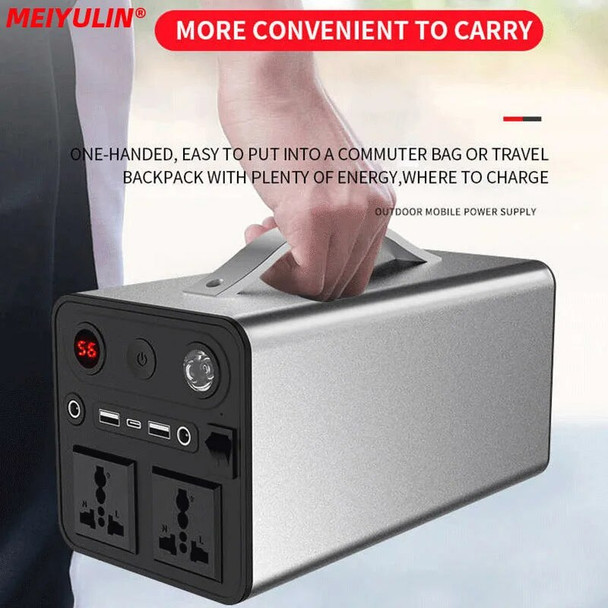 90000mAh Solar Generator Power Supply Station 300W Portable Auxiliary Battery Power Bank Inverter USB C PD for Outdoor Camping 90000mAh Solar Generator Power Supply Station 300W Portable Auxiliary Battery Power Bank Inverter USB C PD for Outdoor Camping
