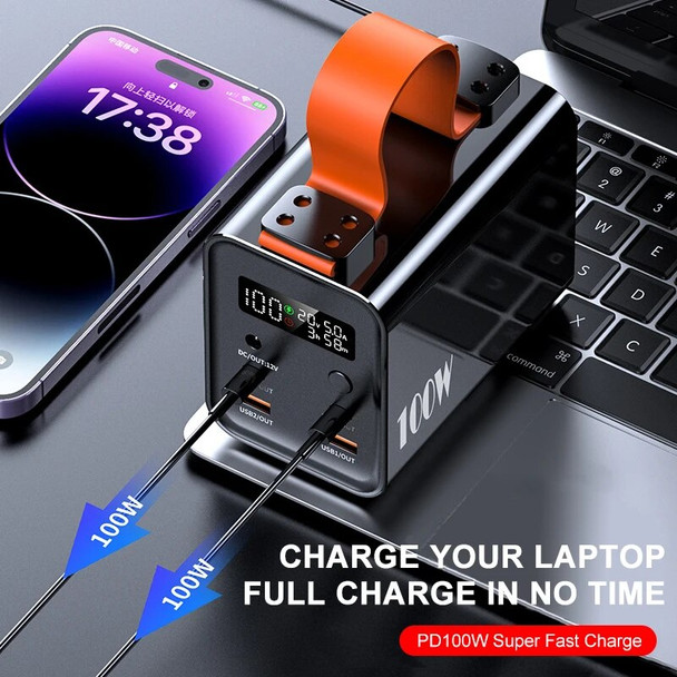 Power Bank Station 60000mAh 30000mAh Outdoor Energy PD 100W Portable Power Bank Solar Generator For Camping Phone Fast Charge Power Bank Station 60000mAh 30000mAh Outdoor Energy PD 100W Portable Power Bank Solar Generator For Camping Phone Fast Charge