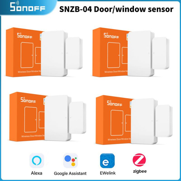 Sonoff Zigbee SNZB-04 Window/door Sensor Esp32 Smart Home Automation Kits For Ewelink ZBBridge Alexa Zigbee2mqtt Home Assistant