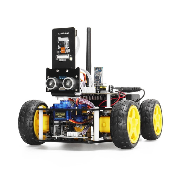 Automation Robot Car Kit for Arduino and Keil 5 Programming Combining ESP32 CAM with STM32 Electronics Educational Robotic Kit