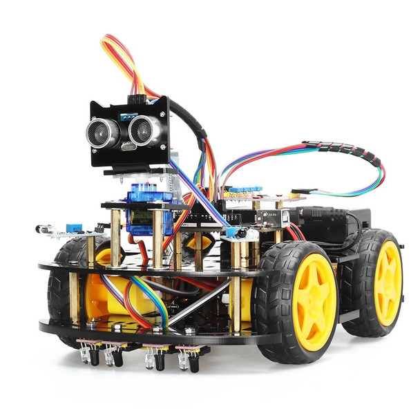 TSCINBUNY Programmable Robot Automation Kit for Arduino Robotic Profesional Project Coding Robot Educational Complete Kits +Code