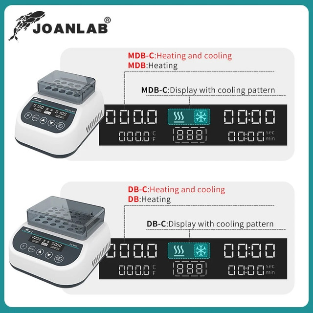 Mini Dry Bath Incubator Lab Equipment Constant Temperature Lab Heater ...