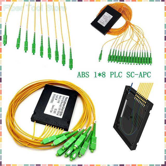 Fiber Optic Distribution Box Uncut Cable Port Outdoor 1:8 Splitter Box ...