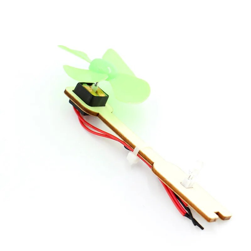 Student science and technology small production invention DIY wind ...