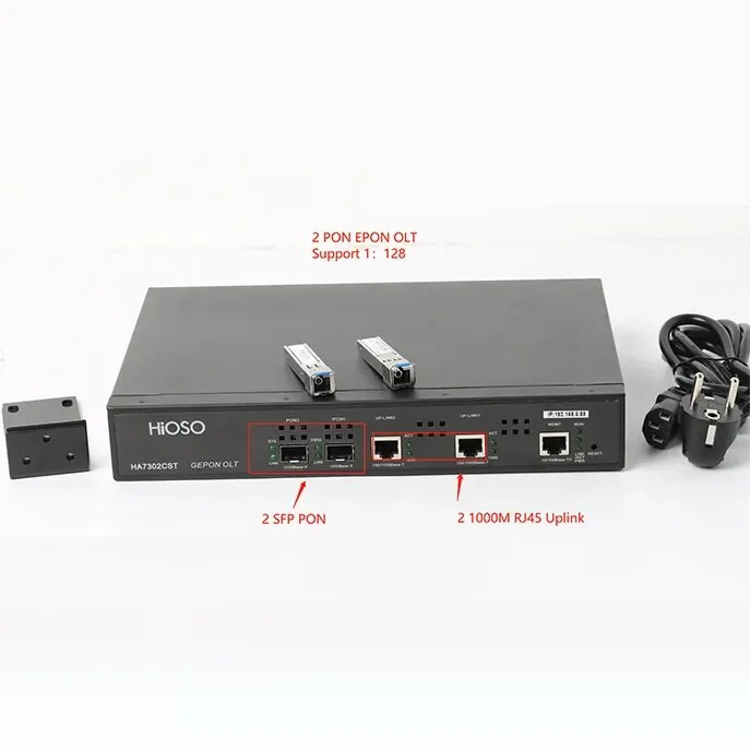 2 PON olt gepon olt support fttx onu ftth 2port olt including 2sfp px20 ...