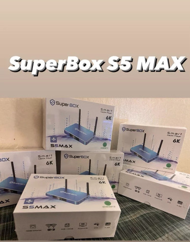 100% NEW BUY 2 GET 1 FREE SuperBox S5 MAX WiFi 6K WiFi-6 Ultra HD Smart