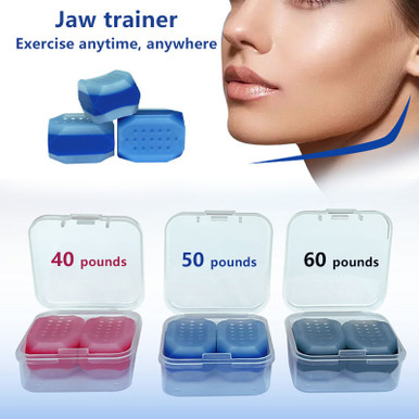 Two color Jaw Trainer Facial Muscle Training Machine Facial Jaw Line ...