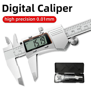 Digital Pachometer Metal Caliper Professional Vernier Caliber Measuring ...