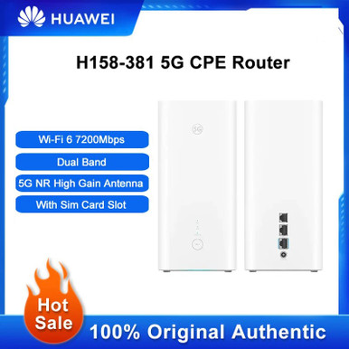 Huawei H158-381 5G CPE Router WiFi 6 7200Mbps Dual Band Wi-Fi Repeater ...